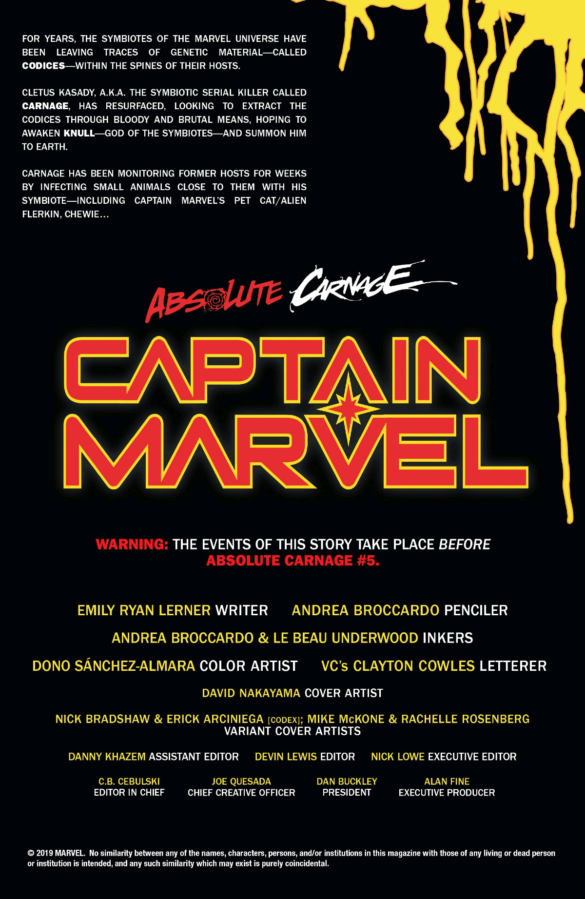 Read Absolute Carnage Captain Marvel (2019) Manga Online