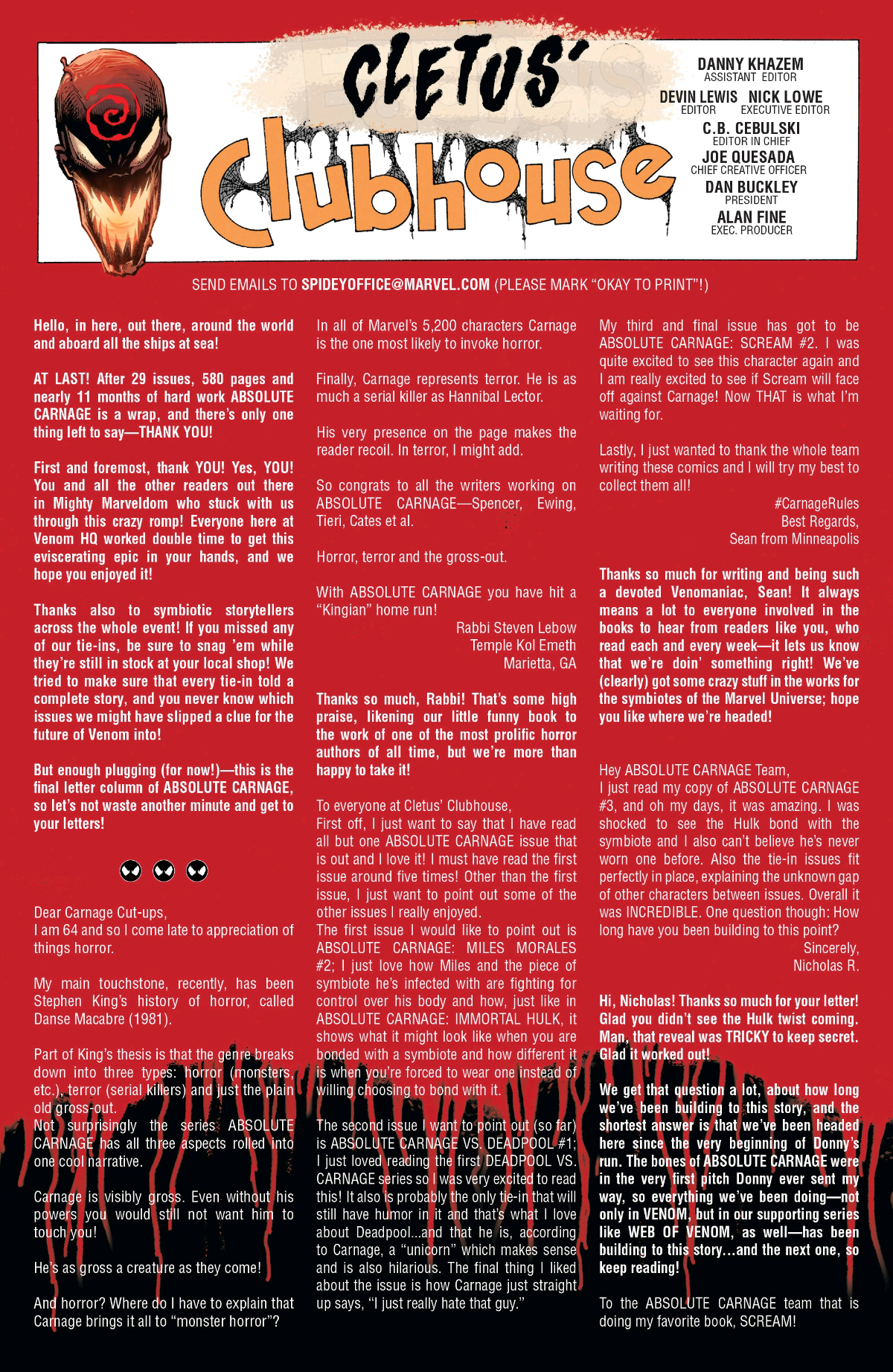 Read Absolute Carnage Captain Marvel (2019) Manga Online