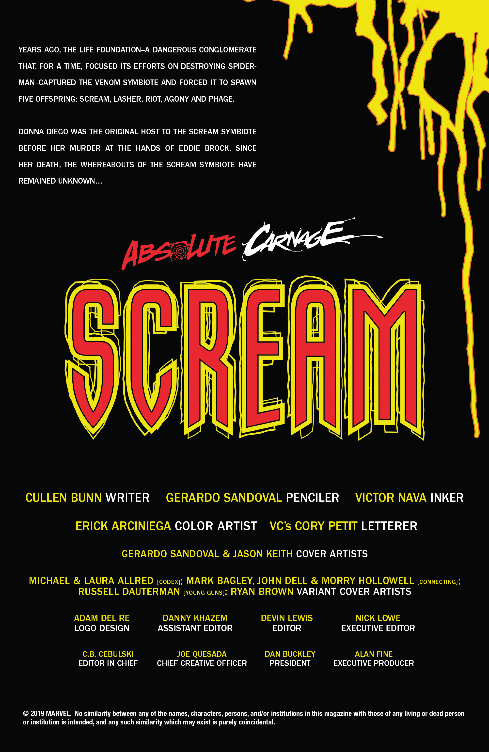 Read Absolute Carnage Scream (2019) Manga Online