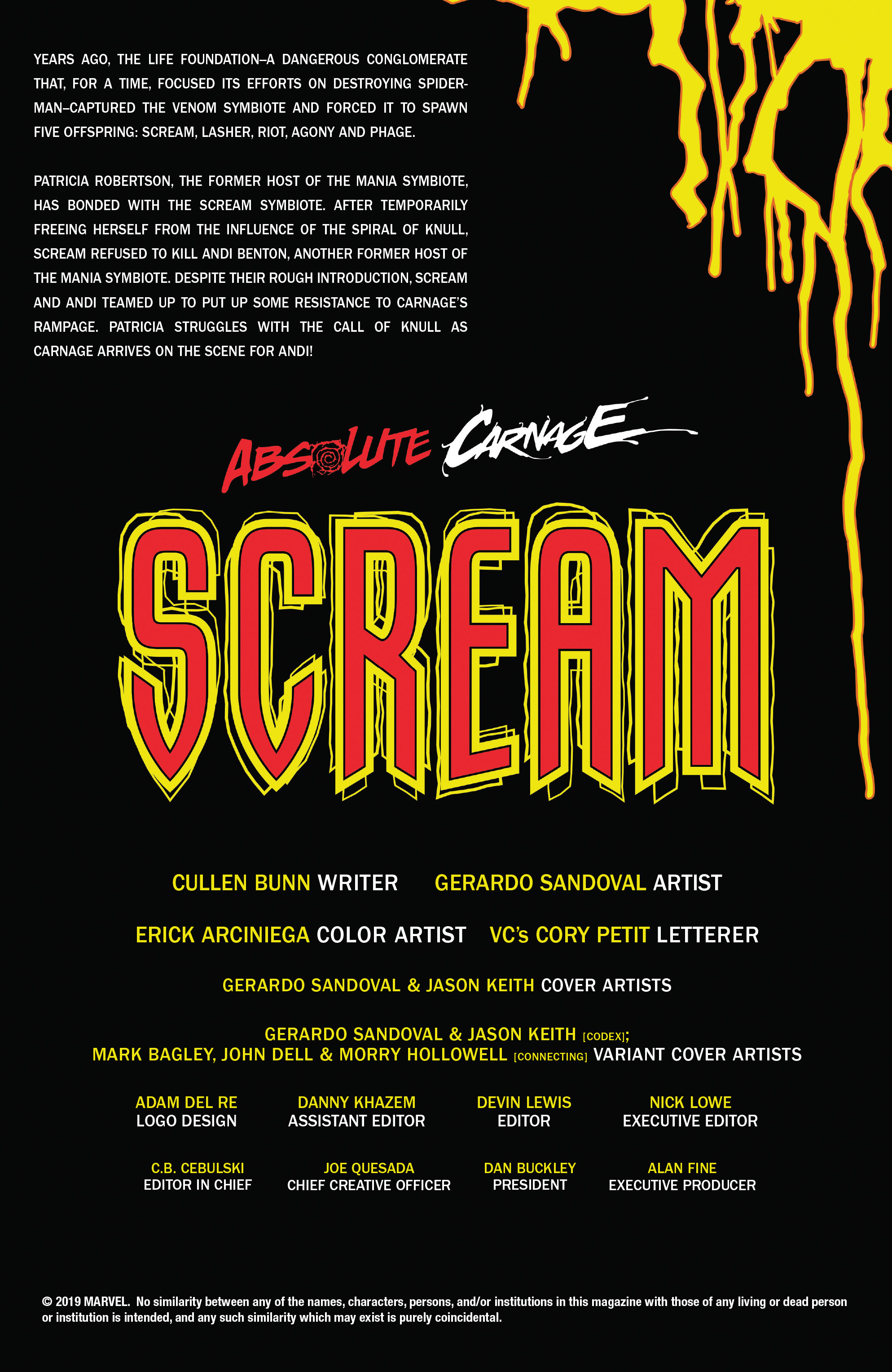 Read Absolute Carnage Scream (2019) Manga Online