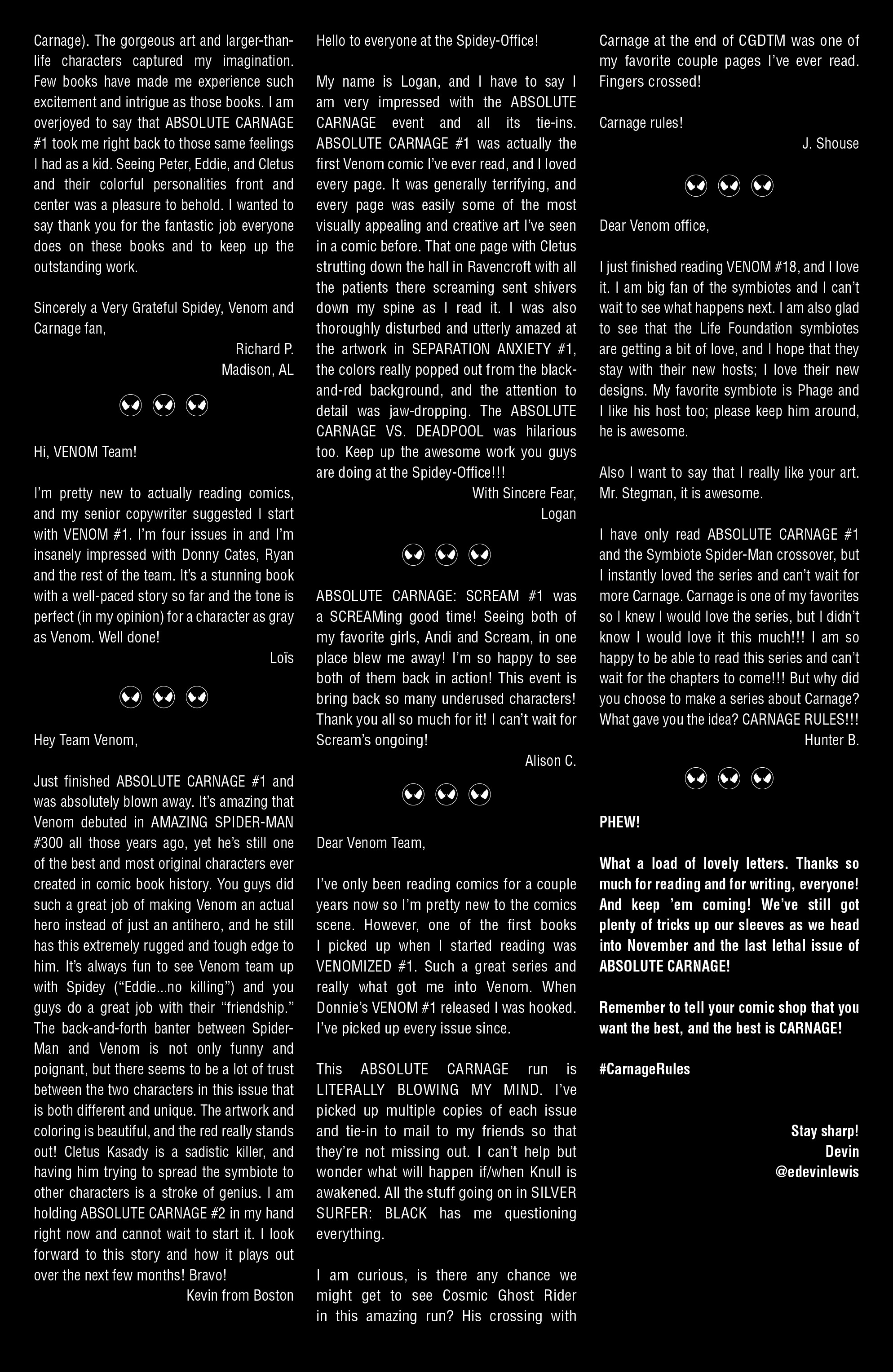 Read Absolute Carnage Scream (2019) Manga Online