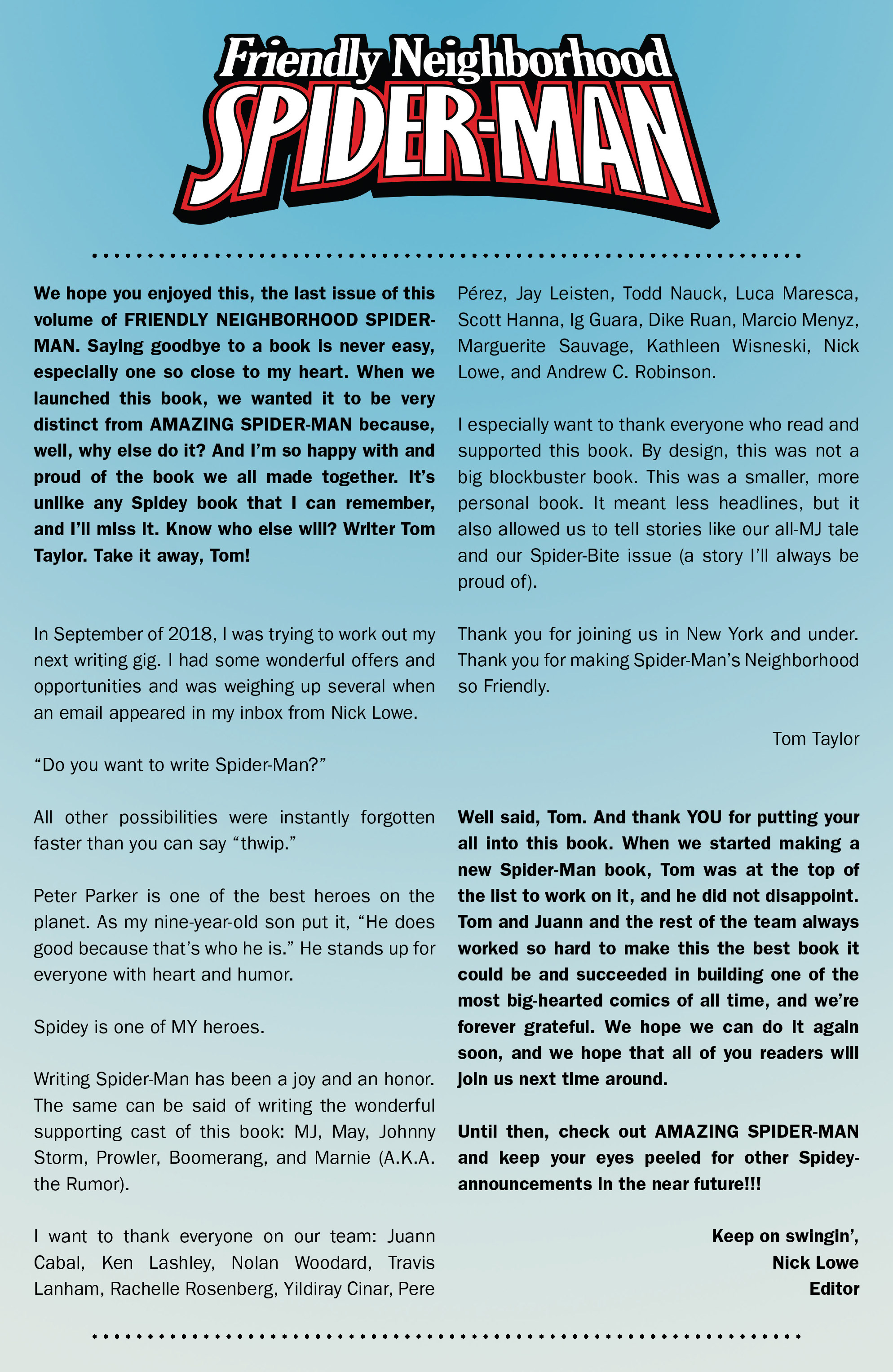 Read Friendly Neighborhood SpiderMan (2019) Manga Online